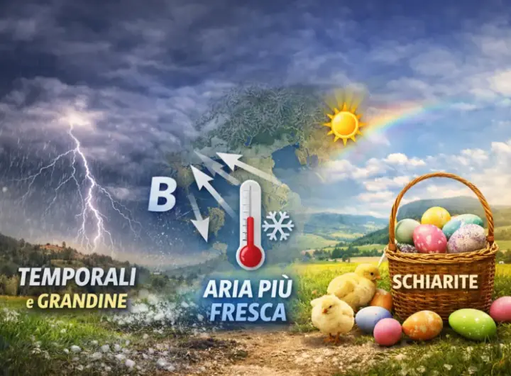Previsioni meteo temporali e schiarite